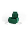 zielony obrotowy Fotel Aura - SofaBasic - Meble Empir
