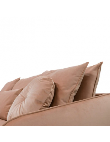 wygodne poduszki Sofa MASSIMO 3 osobowa z funkcją spania - Befame - Meble Empir