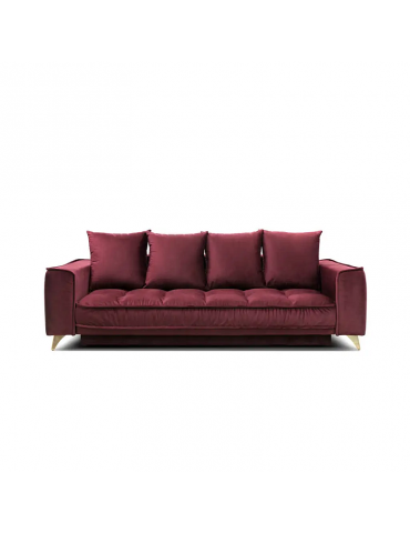 rozkładana sofa Belavio z funkcją spania i pojemnikiem - Befame - Meble Empir