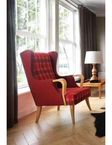 country style stylowy fotel uszak Milano  - Unimebel - Meble Empir