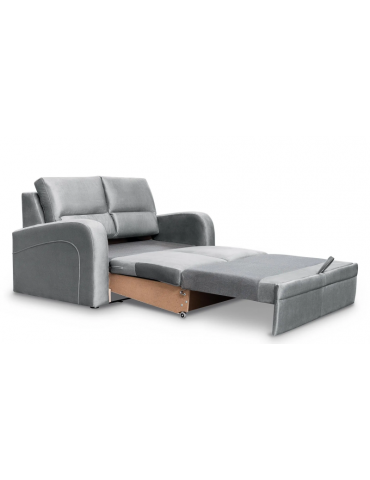 Rozkładana sofa dwuosobowa 160 cm. z funkcją spania i pojemnikiem Larus 2W Wajnert - Meble Empir