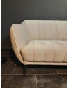 Beżowa trzyosobowa sofa Flori Canvani - Salon Meblowy Empir