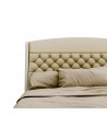 Drewniane łóżko Jazz TYP 2 z pikowanym zagłówkiem Fabbi Mobili 160 cm 180 cm - Salon Meblowy Empir