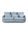 niebieska Stylowa Sofa rozkładana Massimo z funkcją spania - Befame_Empir_01
