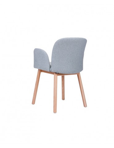 Subtelne Krzesło tapicerowane z podłokietnikami April 1 - BUK - Paged - Empir 02