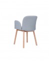 Subtelne Krzesło tapicerowane z podłokietnikami April 1 - BUK - Paged - Empir 02
