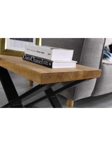 Szafka nocna stolik pomocnik Simple - Remo - blat drewniany - salon meblowy empir 03