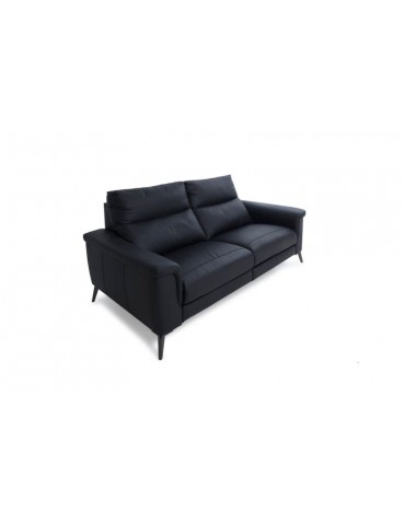 Fenomenalna czarna Sofa skóra Verbena 3N2 - Vero_02