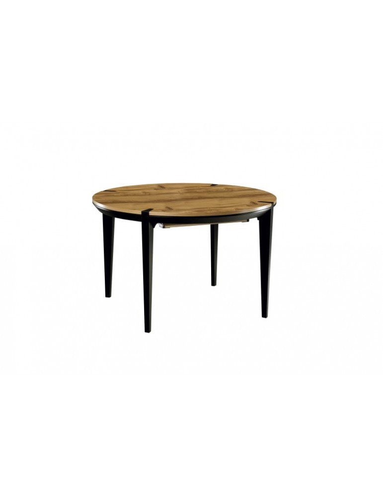 rozkładany Stół okrągły fi 100 cm Moreno MOR.074.03 - Meble Krysiak - Salon Meblowy Empir