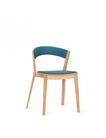 Krzesło Archer tapicerowane buk - Paged
