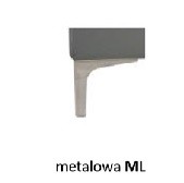 Noga metalowa ML